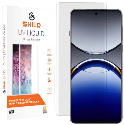Image of SHILD Advanced HD+ UV Tempered Glass Screen Protector for Oppo Find X8 Pro (6.78 Inch, Pack of 1) - Ultra Clear, UV Curved Full Adhesive, 9H Hardness, Fingerprint Compatible, Case Friendly with Installation Kit & Guide