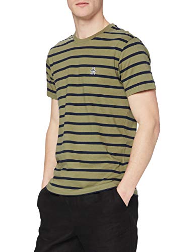 ORIGINAL PENGUIN Tee Breton Stripe, 352 Verde