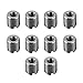 10pcs Male Thread Repair Tool, Furniture Screw-in Nut Stainless Steel Bolt 14mm for Automobiles Electronic Communications Machinery and Equipment