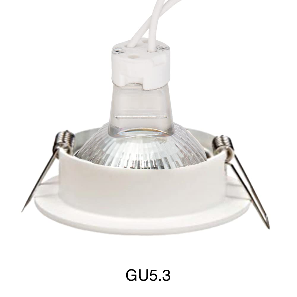 LED Bad Einbaustrahler 12V inkl. 9 x 5W LED LM Farbe BiColor IP44 LED Einbauleuchten Neptun Rund 3000K Deckenspots