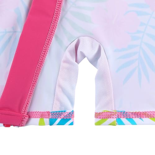 Image of XFGIRLS Baby /Toddler Girls Swimsuit Long Sleeve One-Piece Bathing Suit Rash Guard