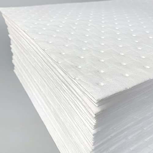 Oil Absorbing Pads White Absorbing Oil-Only Absorbent Mat Pad 15" x 20"Oil Mat 400 Pcs Oil Absorbent Pads for Absorbing Protecting Home Garage Basement by A A IN - Image 5