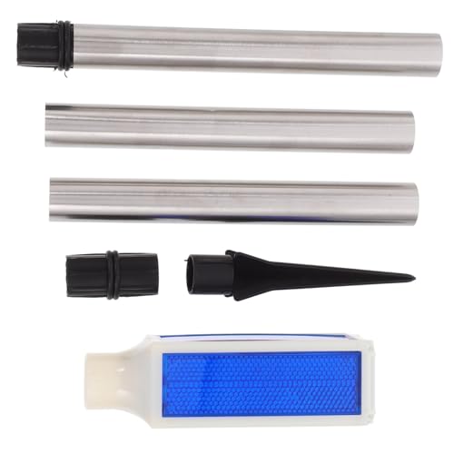 LALADEFIEE 2 Stück Solar reflektorleuchten aus Edelstahl Wasserdichte Solarbeleuchtung für Einfahrten und Wege Automatische sicherheitsmarkierung...