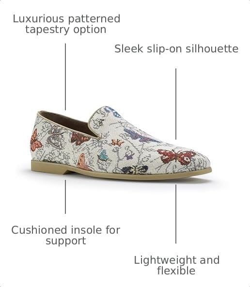 Image of Ferro Aldo Men's Slip-On Loafers | Woven Espadrille & Classic Styles | Casual & Formal Dress Shoes