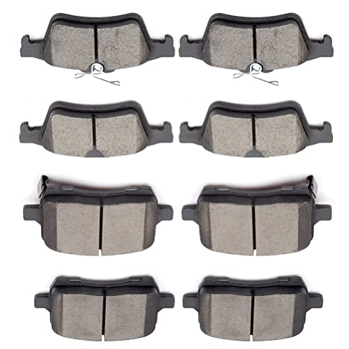 Image of SCITOO D1028 D1095 8PCS Front and Rear Ceramic Brake Pad Sets | Fit For Pontiac For Solstice 2006-2009,For Saturn For Sky 2007-2010
