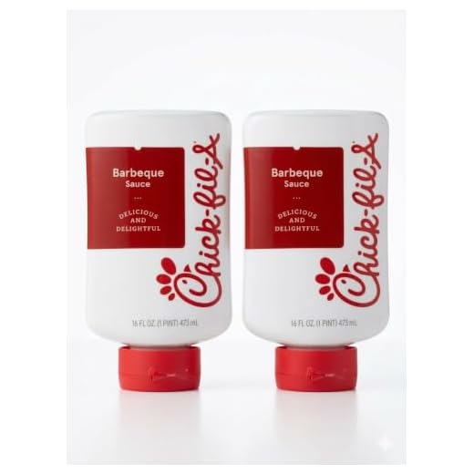 Chick-Fil-A Sauce 8 oz. Squeeze Bottle 2 Pack- Resealable Container for Dipping, Drizzling, and Marinades (Barbeque)