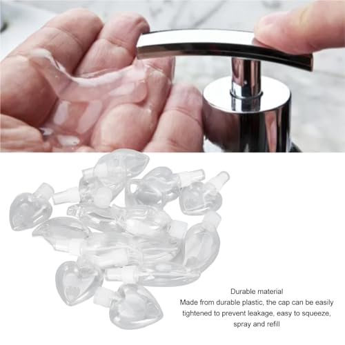 Travel Bottles for Toiletries 16 Pack Plastic Leakproof Portable Travel Empty Hand Sanitizer Bottles Mini Hand Sanitiser Travel Hand Sanitiser with Hanging Hole for Hand Sanitizer - Image 3