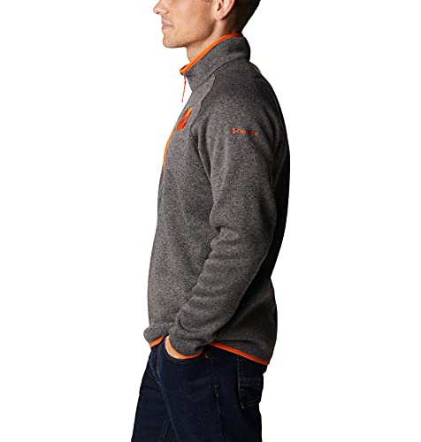 Image of Columbia NCAA mens Collegiate Canyon Point Sweater Fleece Half Zip