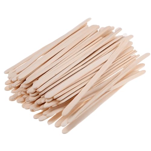 LesNice 5.5 Inch Wooden Coffee Stir Sticks, 200 Count Premium