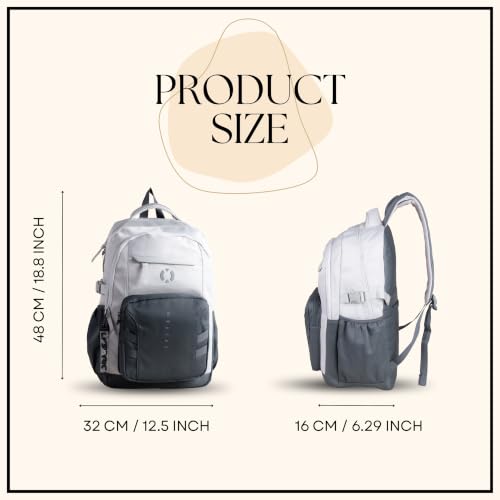Image of Laptop Backpack for Men & Women 15.6 Inch, Water Resistant Travel Backpack with Multiple Compartments, College School Bag, Office Work Bag, Stylish Casual Daypack for Students