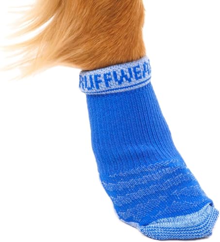 Ruffwear, Bark'n Boot Socks, Comfortable Dog Socks & Boot Liners, Blue Pool, 2.50"/2.75"