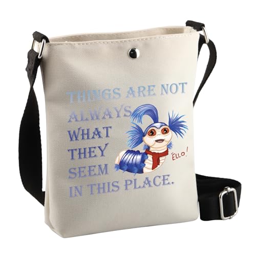 BDPWSS The Worm Quote Gifts Things Are Not Always What They Seem In This Place The Worm Fans Crossbody Bags