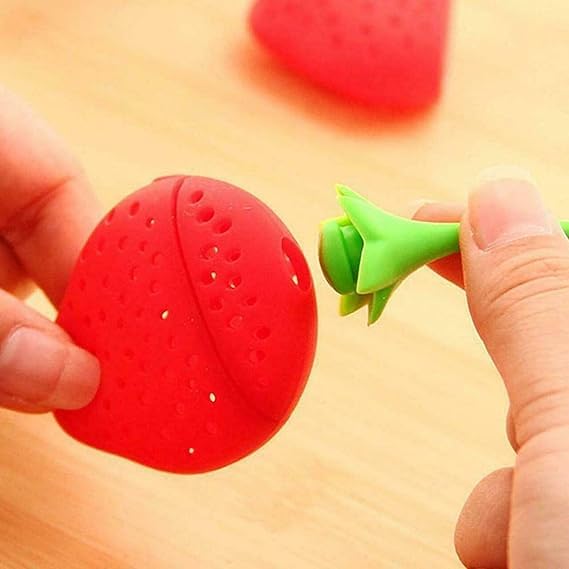 Food Grade Strawberry Shape Silicone Herbal Green Tea Filter Strainer (B0DGKYW544) Amazon Price History, Amazon Price Tracker