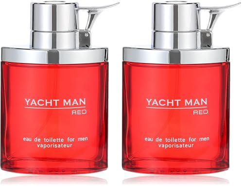 Myrurgia Yacht Man Red Eau De Toilette Spray for Men, 3.40 Ounce (Pack of 2)