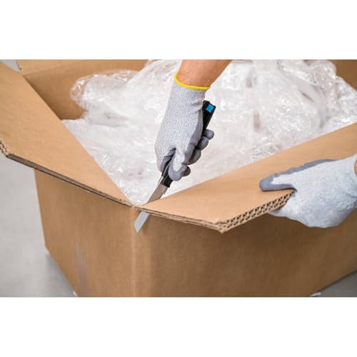 MARTOR Sicherheitsmesser Mit optionaler Klingenarretierung in 7 Stufen, SECUBASE 383, Profi Cuttermesser, Styroporklinge 379, Wellenschliff, Rechts- & Linkshänder, Handwerk