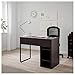 IKEA Micke Desk, Black-Brown