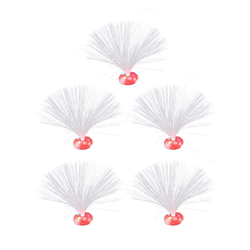 Uonlytech Fiber Optic Night Light 5 Pack Neon Flashing Lights for Party Random Color