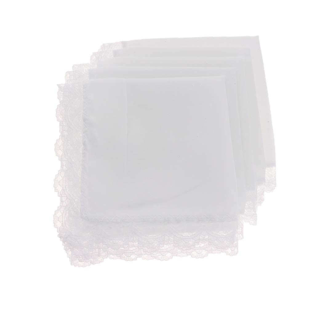 Taschentücher Einstecktuch Einstecktuch Einstecktuch 100% Baumwolle Weiß für Herren Damen 23x25 cm