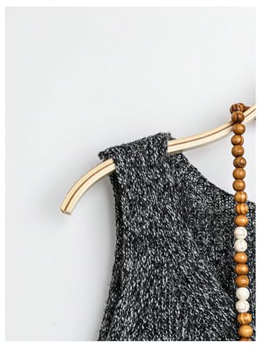 Image of BEAUDRM Women's Plus Size V Neck Sleeveless Sweater Vest Dressy Loose Sweater Tank Top Black X-Large Plus
