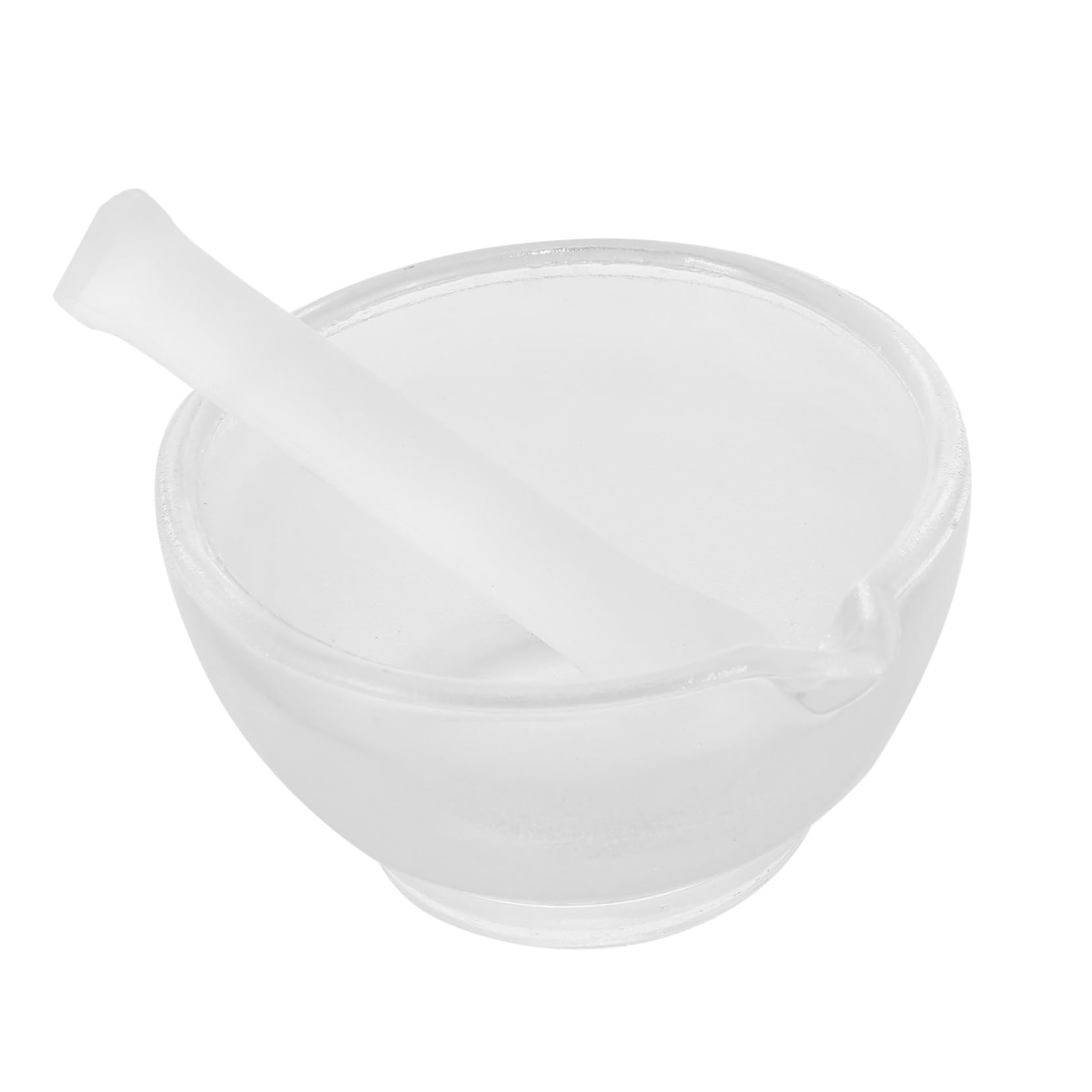 OFFSCH Medicine Practical Grind Bowl Glass Pestle Laboratory Equipment Portable Pestle and
