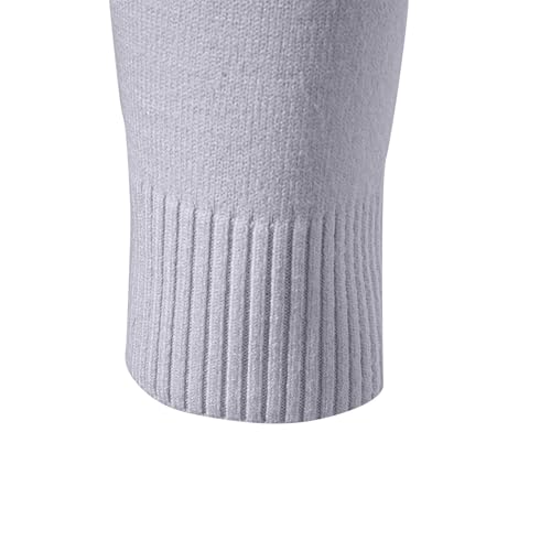 Men's Slim Fit Turtleneck Sweater Casual Long Sleeve Cable Knit Pullover Sweaters Fall Winter Thermal Basic Tops3