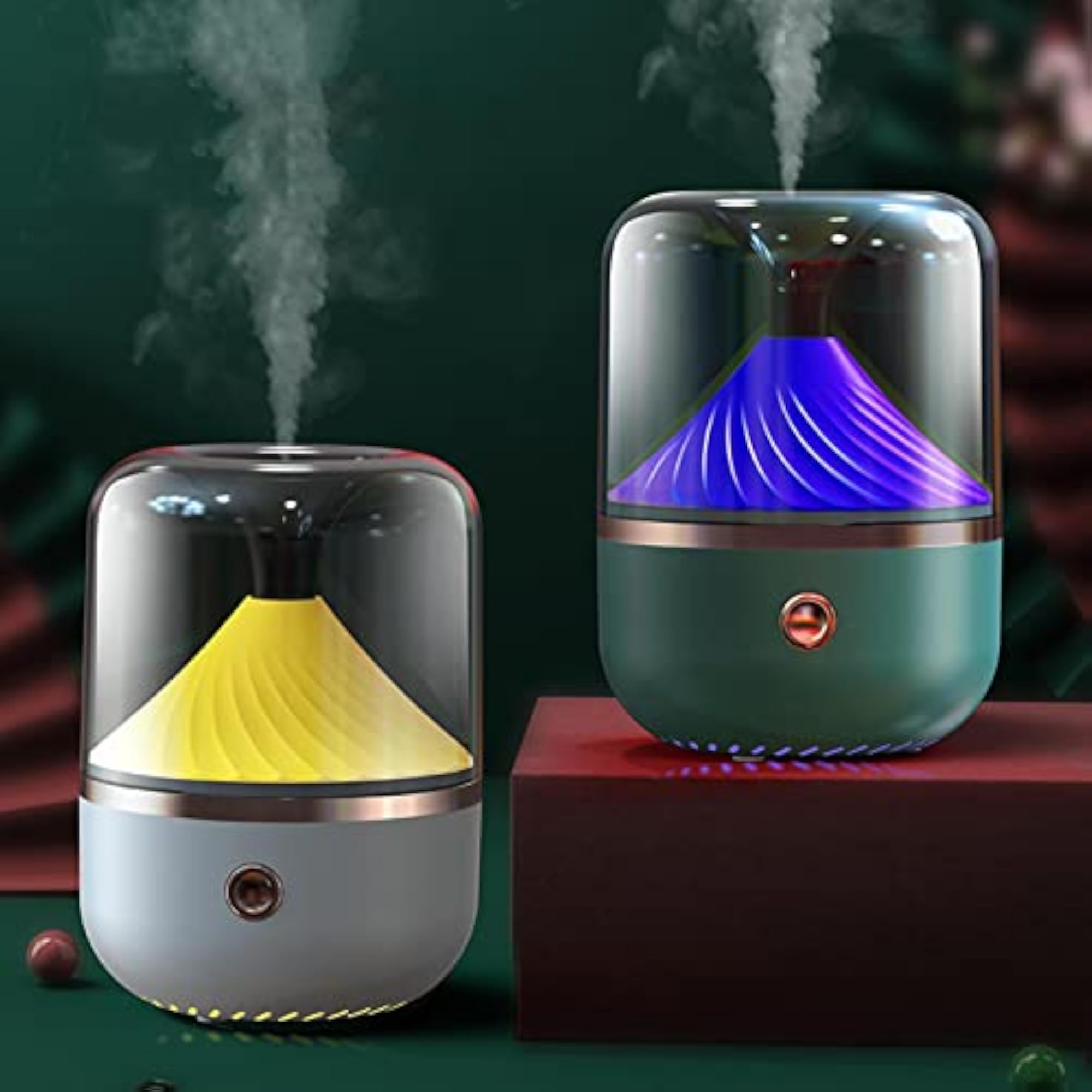 Essential Aroma Diffuser with LED, Ultrasonic Humidifier
