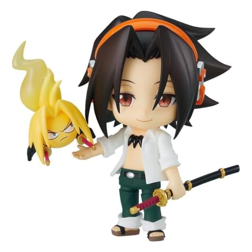 MERCHANDISING LICENCE YOH asakura Figura 10 cm Shaman nendoiroid