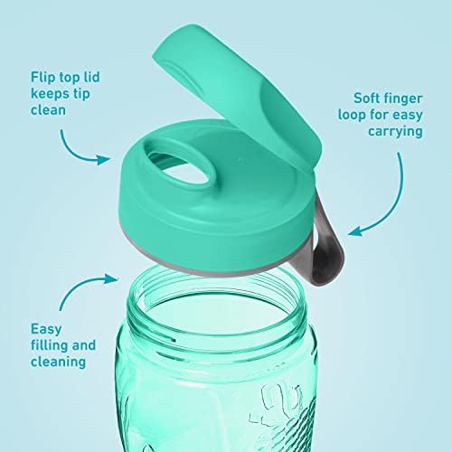 Sistema To Go Lunch Box & Meal Containers | with Water Bottle (800ml), Bento Box (1.76L), 2 Dressing Pots & 2 Yoghurt Pots | BPA-Free | Recyclable with TerraCycle® | 6 Count
