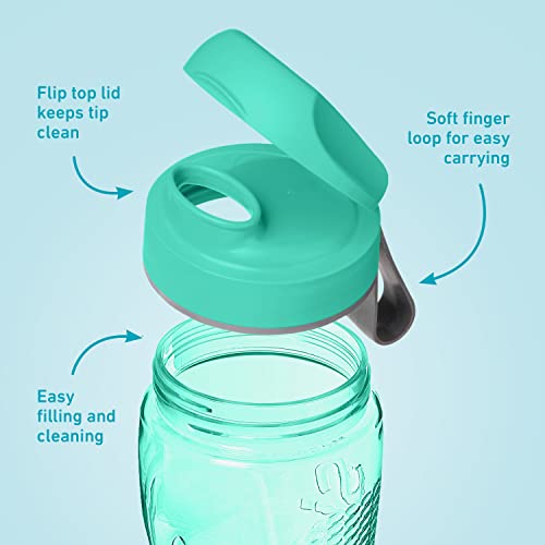 Sistema To Go Lunch Box & Meal Containers | With Water Bottle (800 Ml), Bento Box (1.76 Litre) & 2 Dressing Pots & 2 Yoghurt Pots | Bpa-Free #TOP3