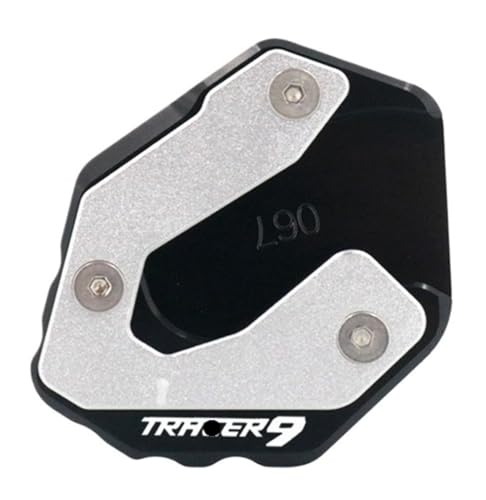 Plaque support béquille Tracer 9 : évitez la chute de votre moto sur sol meuble