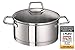 Schulte-Ufer Cacerola Wega, para Estofar, para Rehogar, Acero Inoxidable 18/10, 16 cm, 1.4 L, 64006-16