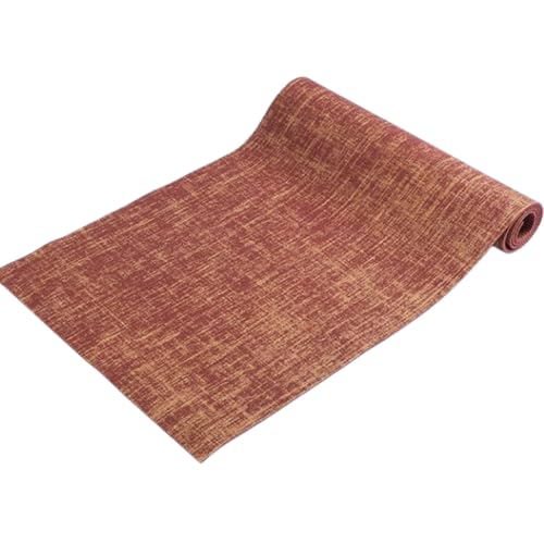 Kizare耐久性、軽量性、防水性、滑り止め機能を備えた、家庭用折りたたみ式ヨガマット。男女兼用です。 (ワインレッド)