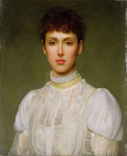 Tableau portrait de femme 60x90cm Hermogenes Calderon pour décoration murale de salon