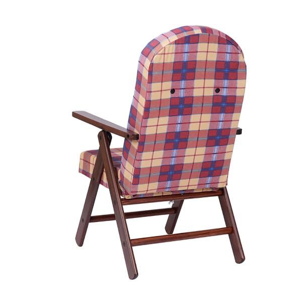 Home Furnishing BUONOCORE Poltrona Campania bordeux stuttura in Legno reclinabile in 4 posizioni MADE IN ITALY