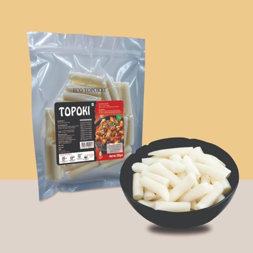 Authentic Korean Tteokbokki Rice Cake Kit – 250g | Sweet & Spicy Gochujang Sauce | Street Food Snack Ready in 5 Mins | Chewy Rice Cakes for Ramen, Stir-Fry, BBQ & Dumplings | Vegan, Halal