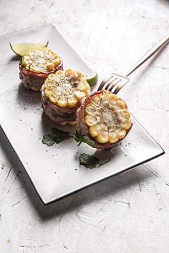 Pangu 12-Piece Japanese Style Sushi Plate Set, Dinnerware Set, Kiri(Mist), White, Service For 4 #TOP4