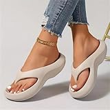 Orthopedic Flip Flops Women,Flip Flops Sandals Women,Fashion Platform Flip Flops,Flip Flops Arch Support Comfortable Thong Sandals,Non Slip Outdoor Flip Flops,Indoor Soft Beach Sandals - Image 4