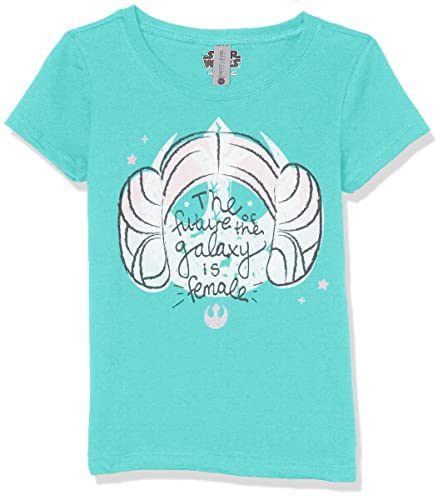 T-shirt Star Wars bleu fille en taille M manche courte pour enfant