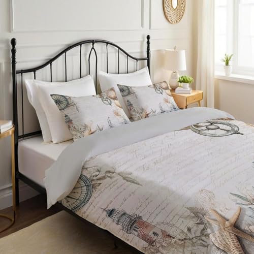 Housse de Couette Microfibre Douce 220x240 Rétro