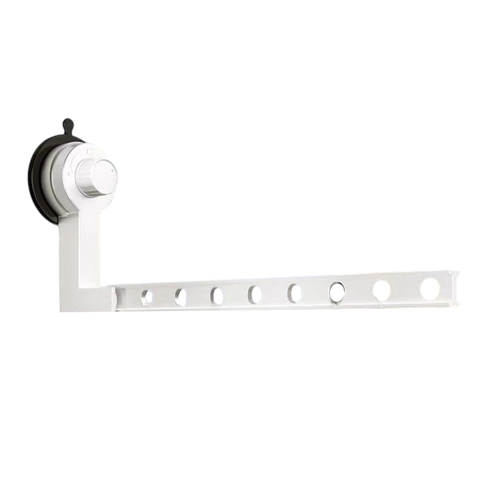 MICFENY Space Saving Balcony Clothes Drying Rack With Strong Suction And without Drilling Required For Easy Installation