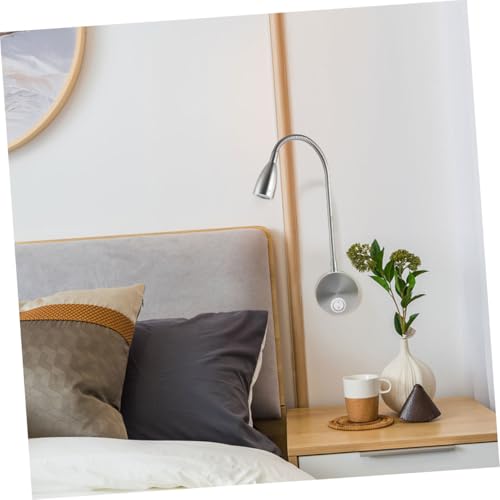 Lámpara de cuello de cisne con base sofisticada y luz cálida LED 6