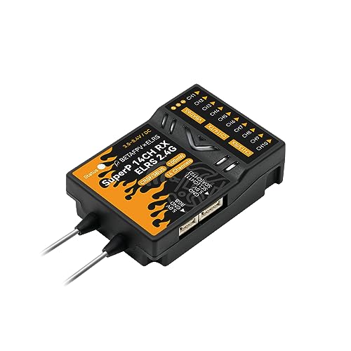 BETAFPV SuperP 14CH Diversity Receiver with TCXO, 2 Antennas, Dual RX Chains Support Long Range...