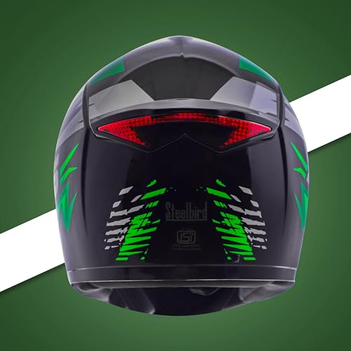 Image of Steelbird SBH-34 Sports ISI Certified Full Face Bike Helmet for Men and Women with Inner Smoke Sun Shield