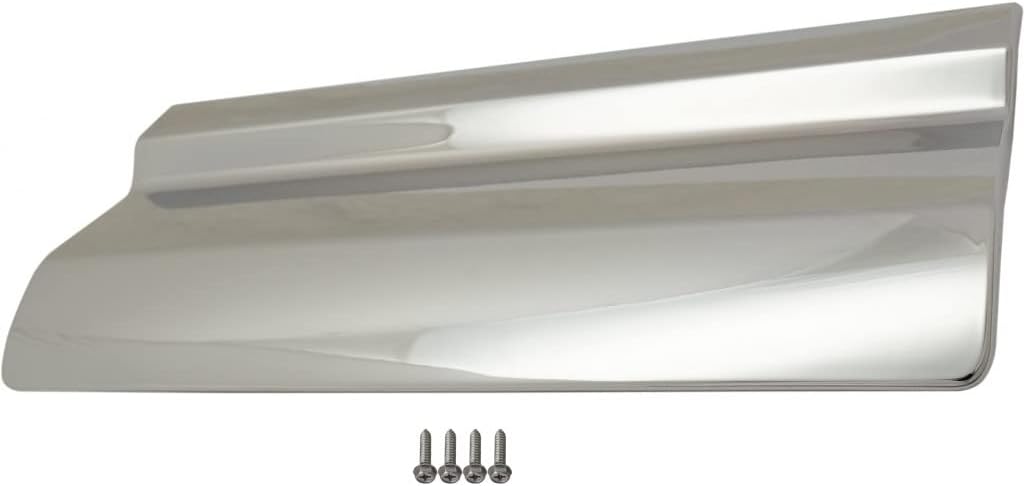 For GMC Sierra 2500/3500 2015-2019 Bumper Trim Panel | Front | Made of ABS Plastic | Mounts in Skid Plate | Chrome | Replacement For GM1037112 | 191275577219, 23180723