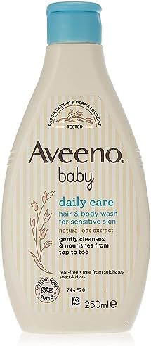 Aveeno Baby Hassas Ciltler İçin Günlük Bakım Saç ve Vücut Şampuanı 250 ml - Görsel 1