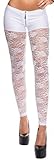 Diese Leggings zieht die Blicke auf Ihre Beine und ist durch die Spitze ein echter Hingucker