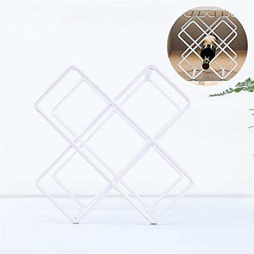 Soporte para botellas de vino de acero negro miniatura 3