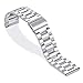 HATALKIN for Huawei Watch GT 2 Band / Samsung Galaxy Watch 3 Band 45mm Stainless Steel Adjustable Classic Replacement for Huawei Watch GT2 46mm /GT/GT 2E /Samsung Galaxy Watch 3 45mm / 46mm (Silver)