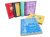 Jane Austen 6pc Solid Wood Handmade Book Coaster Set