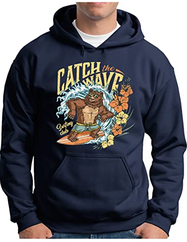 Sweat à capuche OM3 California Cali Bear pour homme du S au 4XL